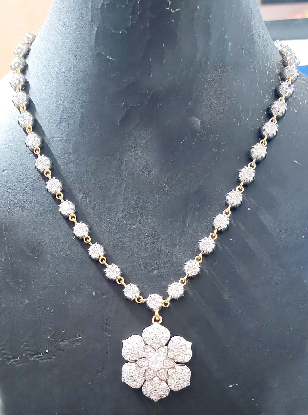 925 Sterling Silver Cubic Zircon Necklace for Women | Elegant Zircon Pendant Jewelry for Wedding, Party & Special Occasions
