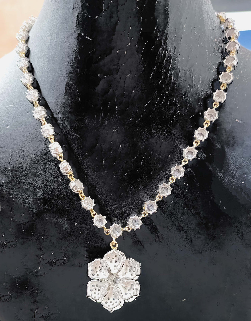 925 Sterling Silver Cubic Zircon Necklace for Women | Elegant Zircon Pendant Jewelry for Wedding, Party & Special Occasions