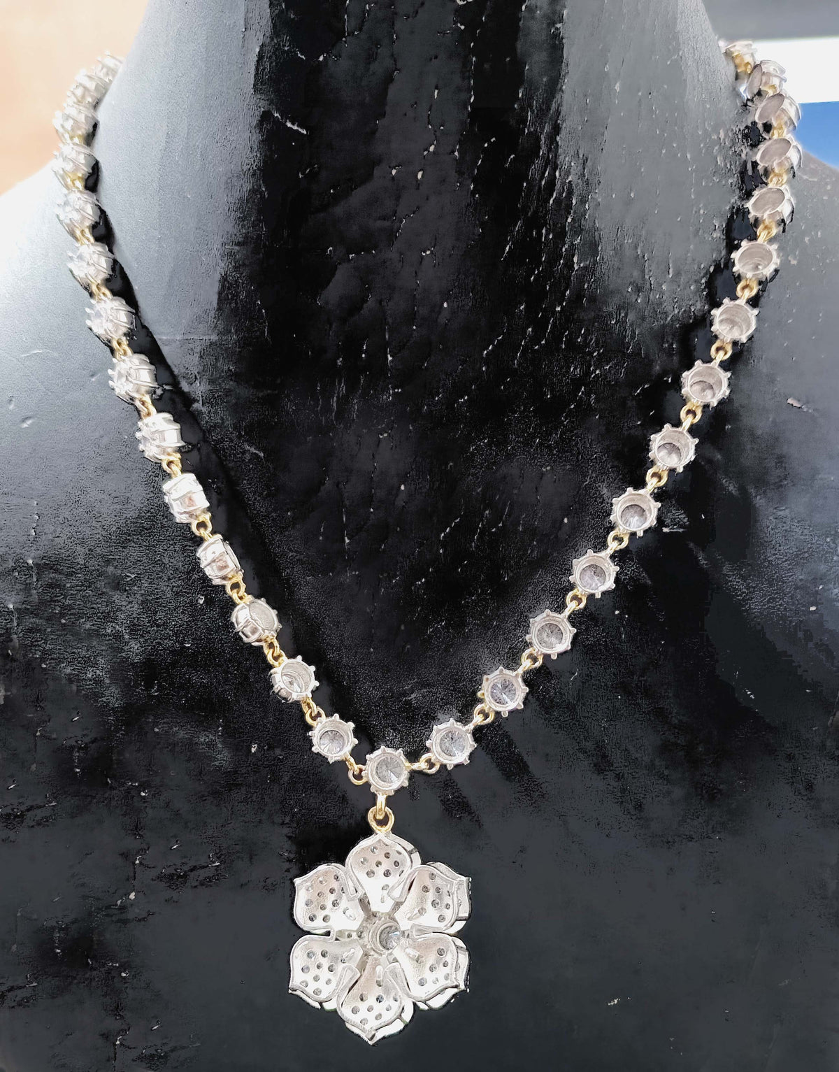 925 Sterling Silver Cubic Zircon Necklace for Women | Elegant Zircon Pendant Jewelry for Wedding, Party & Special Occasions