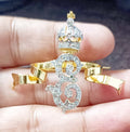 Stylish Cubic Zircon Silver Brooch for Formal & Festive Wear