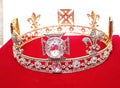 Elegant CZ Diamond Sterling Silver Tiara for Women | Luxury Princess Bridal Crown Hair Accessory