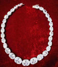 Cubic Zircon 925 Sterling Silver Necklace for Women | Elegant Zircon Necklace Jewelry For Engagement