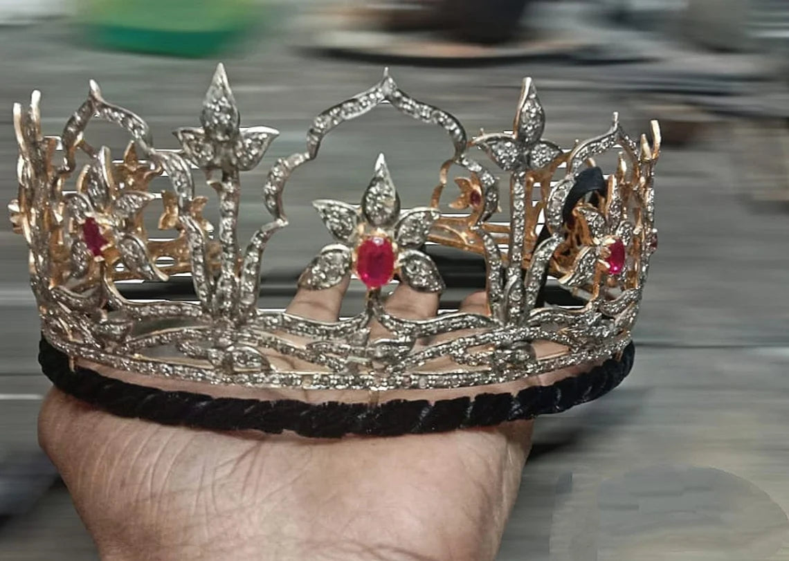 Crown Diamond Sterling Silver 925 Handmade items Tiaras for women