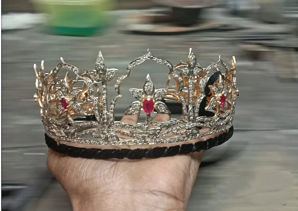Crown Diamond Sterling Silver 925 Handmade items Tiaras for women
